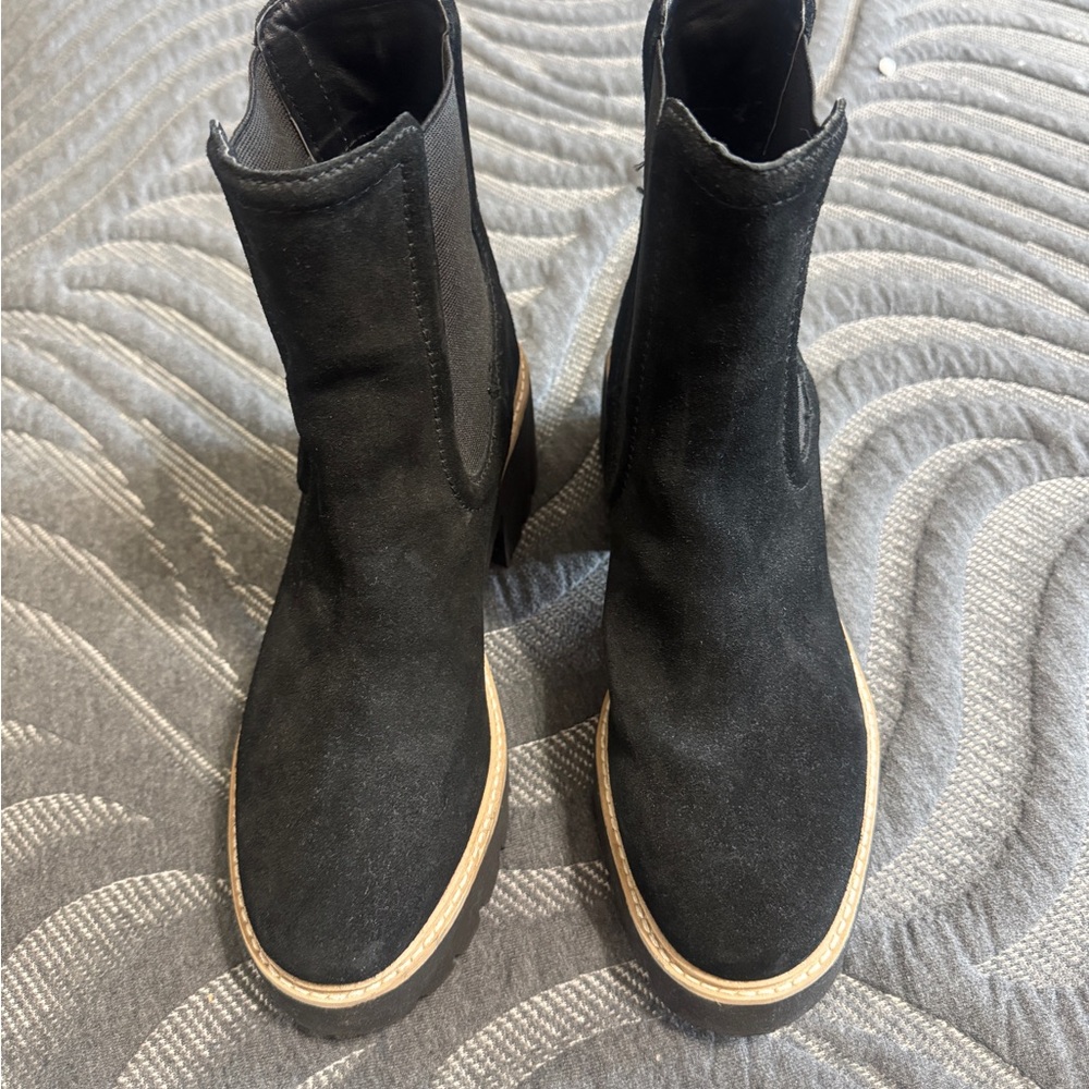 Dolce Vita Black Ankle Boots